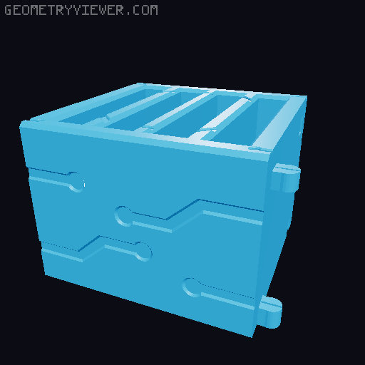 Precision Tool Modular Blocks 3D model thumbnail