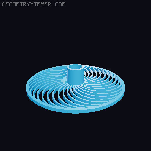 Hypnotic Extruder Visualizer - Ender 3 S1 Pro Remix 3D model thumbnail