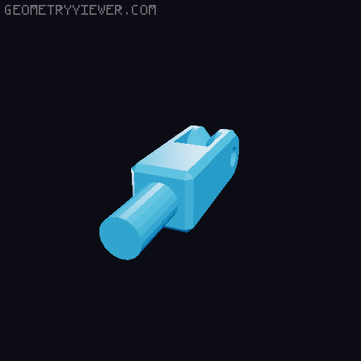 dummy 13 drill hand 3D model thumbnail