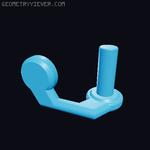 Gear fidget 3D model thumbnail