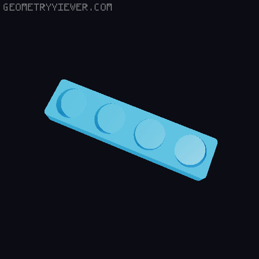 Gridfinity NUUN Tube Storage 3D model thumbnail