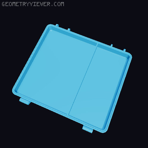 Battery Storage Box (Rugged) 3D model thumbnail