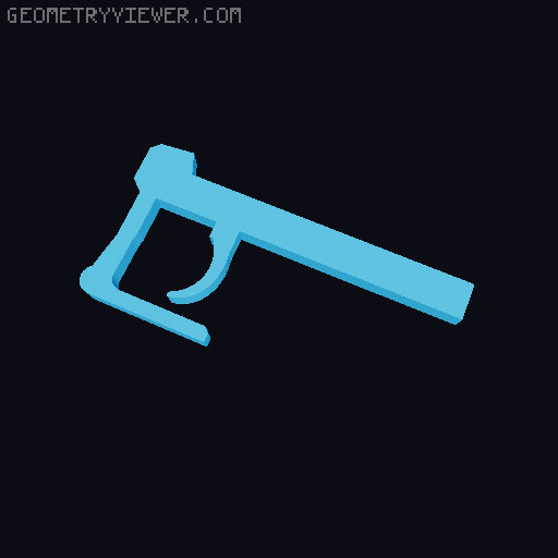 WMP Wii Uzi Comfort Trigger + Easy Buttons | Bagula Edition 3D model thumbnail