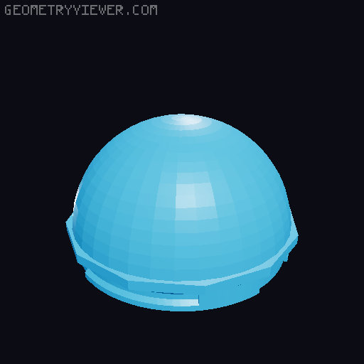 Hydroponics Tower Upgraded Nozzles 3D model thumbnail
