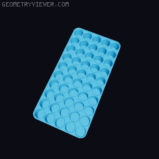 .338 Winchester Magnum Stacking Loading Block 3D model thumbnail