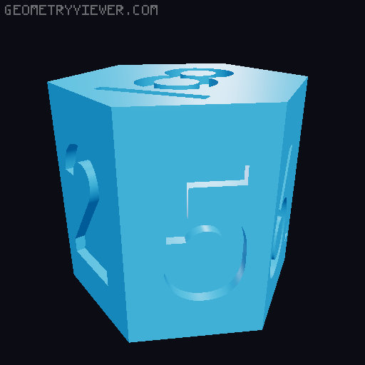Random's Warped Dice! 3D model thumbnail