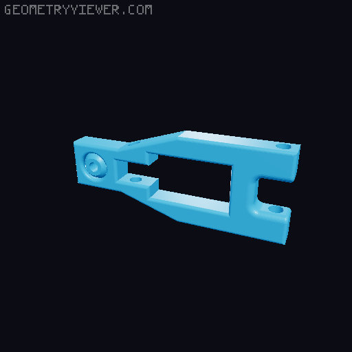 3d Printed RC Car (35kmh+) 3D model thumbnail