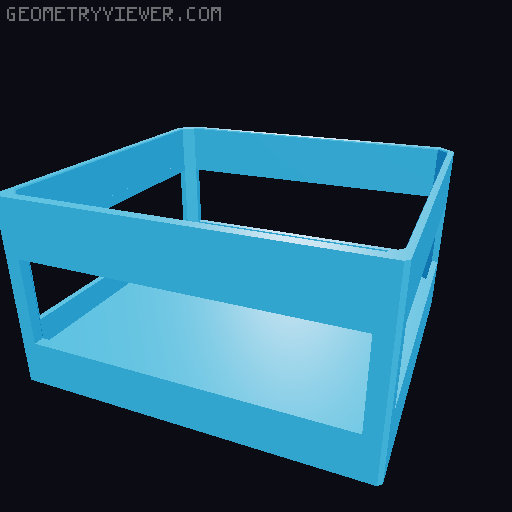 Desktop Organizer (Remix) 3D model thumbnail