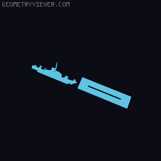 Torpedoes and Tides Standees and tools 3D model thumbnail