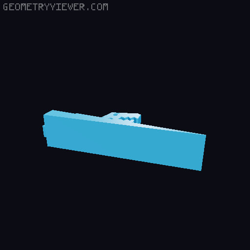 Flexi Rex Doorstop 3D model thumbnail