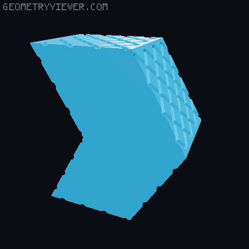 Jewellery Box Hexagon Vase Mode 3D model thumbnail