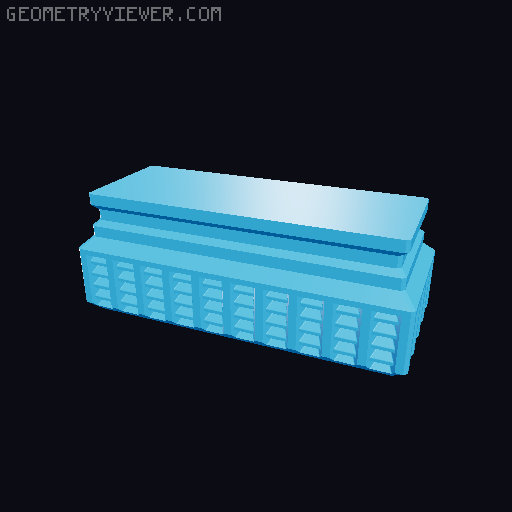 Prismatic Vase Mode Silica Gel Container. Super fast print 3D model thumbnail