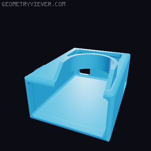 Go Pro 4 Black Case 3D model thumbnail