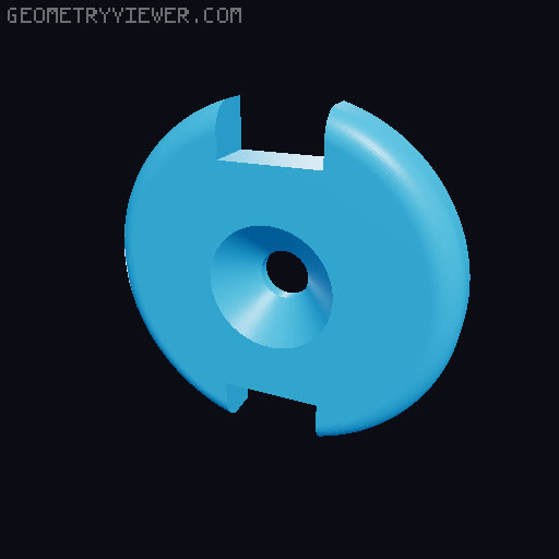 Gauge inspired by a Selsyn indicator in Chernobyl block 3 3D model thumbnail