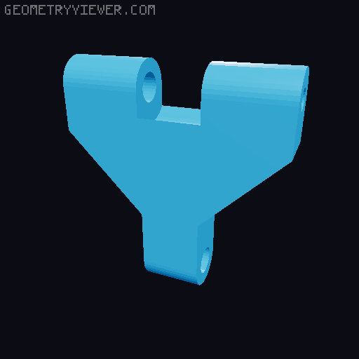 Lack Enclosure Latch C270 Camera Mount 3D model thumbnail