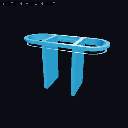 Toothbrush holder 3D model thumbnail