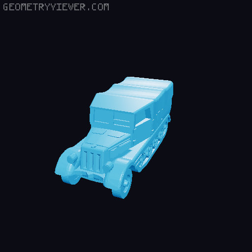 German WW2 tanks 3D model thumbnail