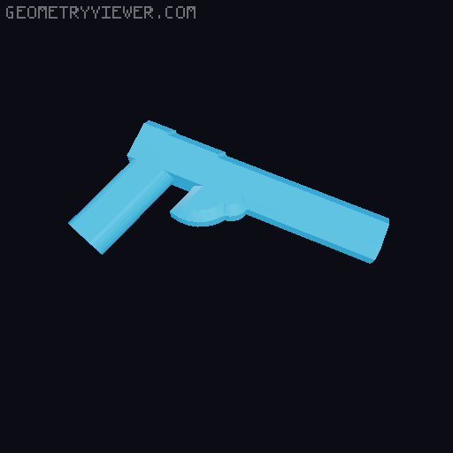 Lucky 13 Larger Shoulder pauldron and Mandalorian parts 3D model thumbnail