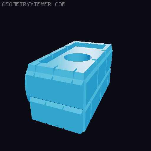 Carcassonne Scoring Meeple & Block 3D model thumbnail