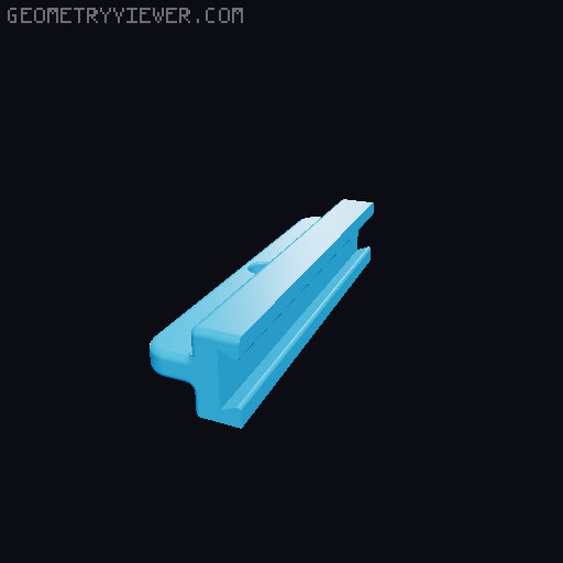 Modular RSA Badge Holder 3D model thumbnail