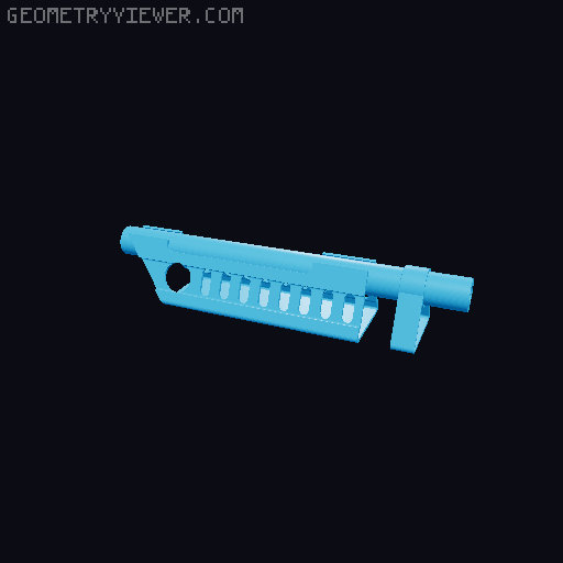 Aliens, Full Size M41A Pulse Rifle. With optional £10 display and wiring diagram. 3D model thumbnail