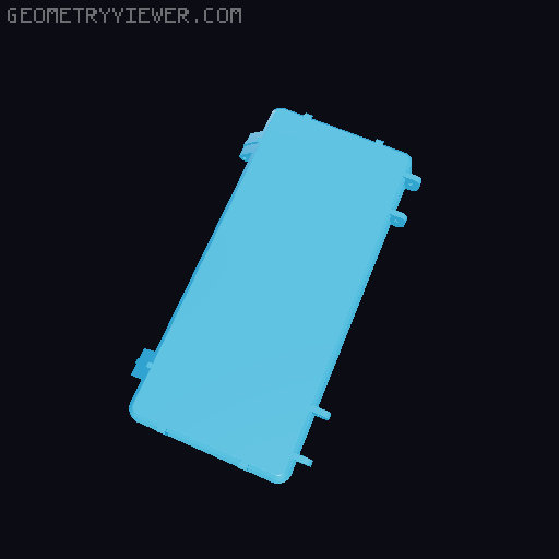 Mangmi Air X Hard Case 3D model thumbnail
