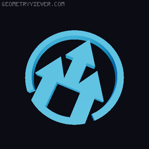 ISS Vanguard Success Token 3D model thumbnail