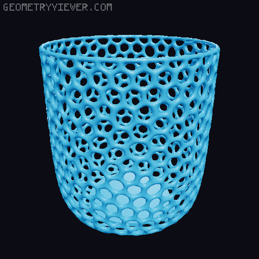 Meshy Cup 3D model thumbnail