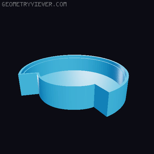 Lucky 13 Base Container for Hands/Accessories 3D model thumbnail