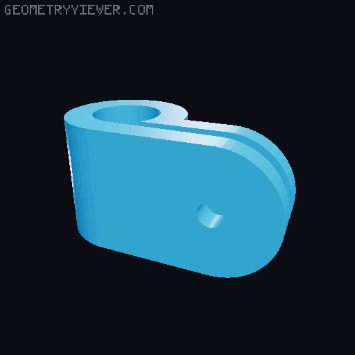 Marci's Mount for Hadley Telescope: Improved tube holders 3D model thumbnail