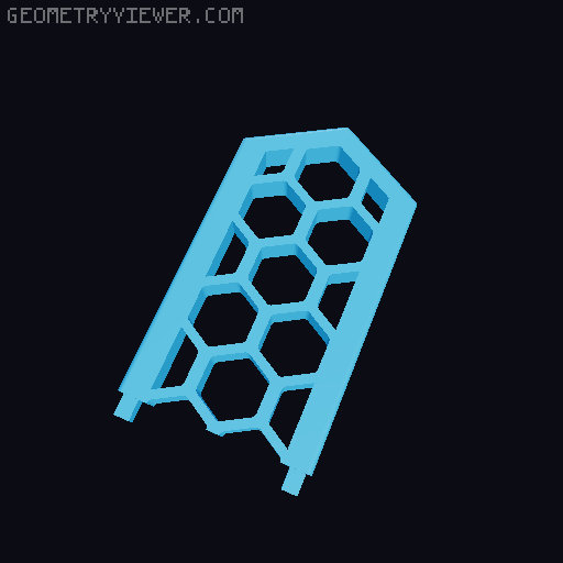 Split Print HexScraper 3D model thumbnail