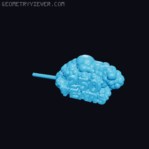 Patriotic Uncle Sam shooting 250th or FAFO cannon 3D model thumbnail