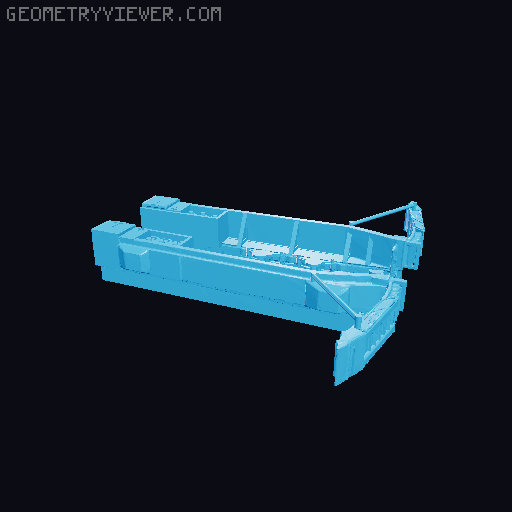 FRENCH Porte-Char Bernard 15t 1939 3D model thumbnail