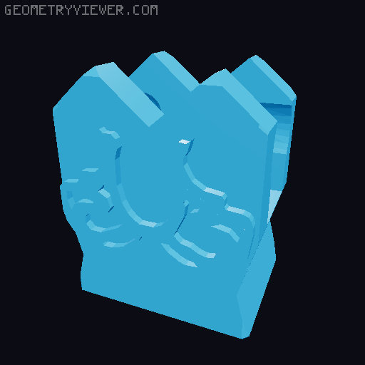 Princess leia metal bikini 3D model thumbnail