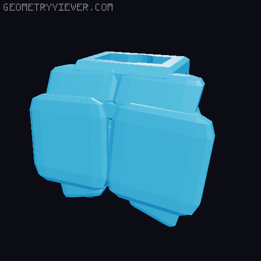 ripped dummy 13 3D model thumbnail