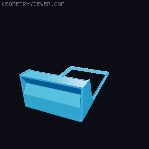 Tub Inserts for HANDY 20 Drawer Compartment Organiser 3D model thumbnail