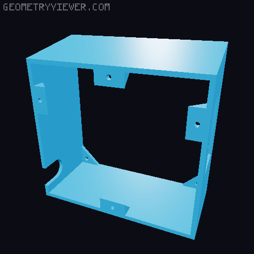 IKEA LACK Enclosure Remixes 3D model thumbnail