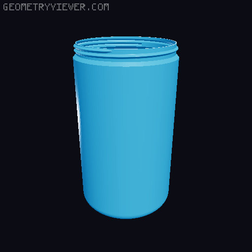 Simple Piggy Bank Containers 3D model thumbnail