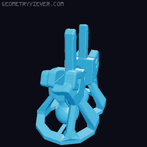 Lucky 13 Hands Compilation (with extra adhesion) 3D model thumbnail