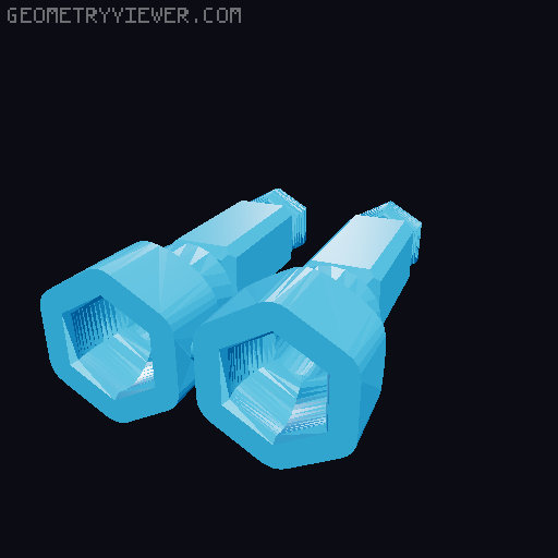 Universal Joints 3D model thumbnail