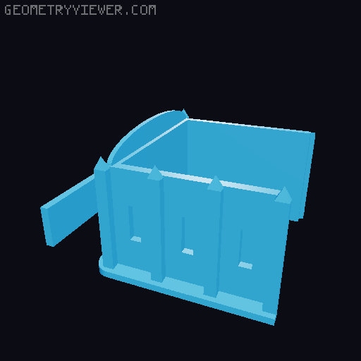 San Gabriel Mission 3D model thumbnail