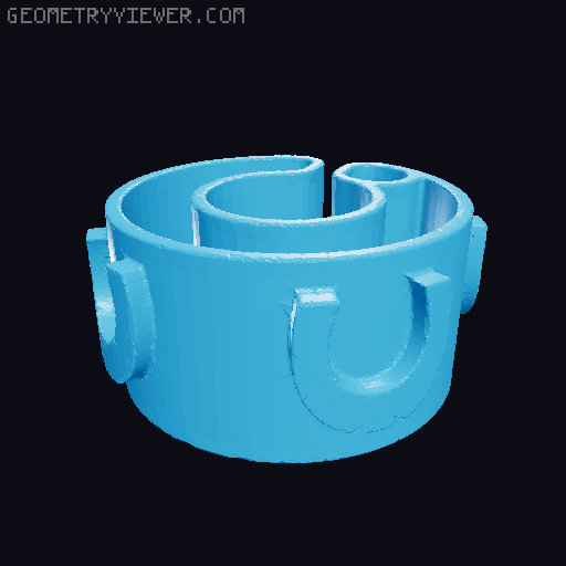 Characters For Cable Description 5mm/0.20″ Diameter 3D model thumbnail