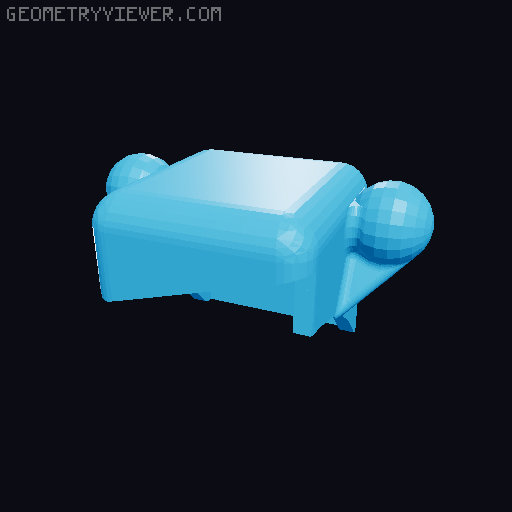 Hair Pack One for Lucky 13 3D model thumbnail