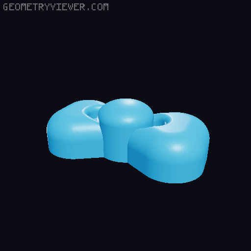 Screw Kitty 3D model thumbnail