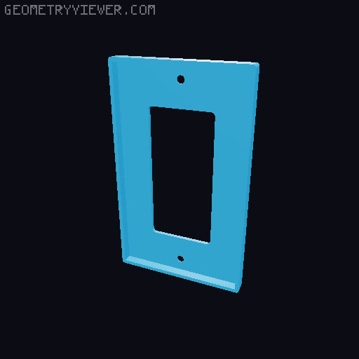 Switch Face Plates 3D model thumbnail
