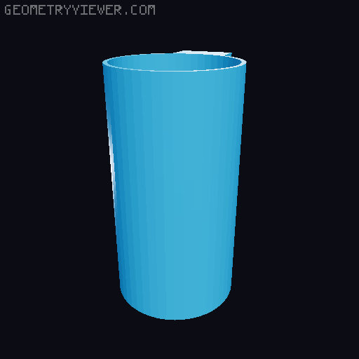 AR-15 stock container 3D model thumbnail