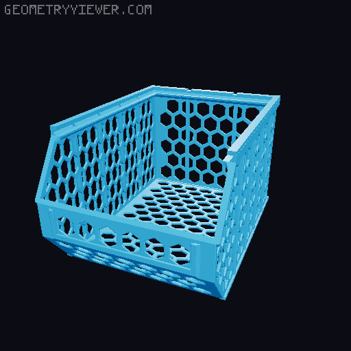 Stackable Basket Remix 3D model thumbnail