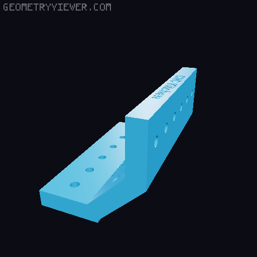 Hole Size Test for Heat-Set Inserts 3D model thumbnail