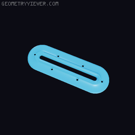 IKEA Lack PTFE fitting / filament guide 3D model thumbnail