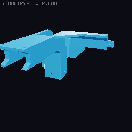 Ikea Lack V2 - +10mm-100mm Height Variants 3D model thumbnail